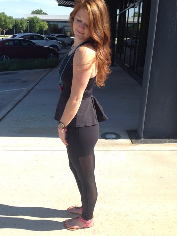 lululemon peplum tank