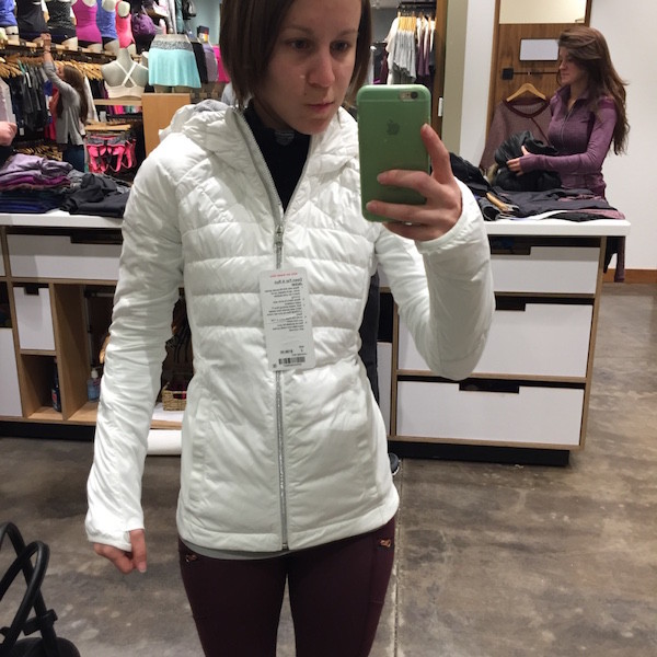 lululemon down for a run pullover