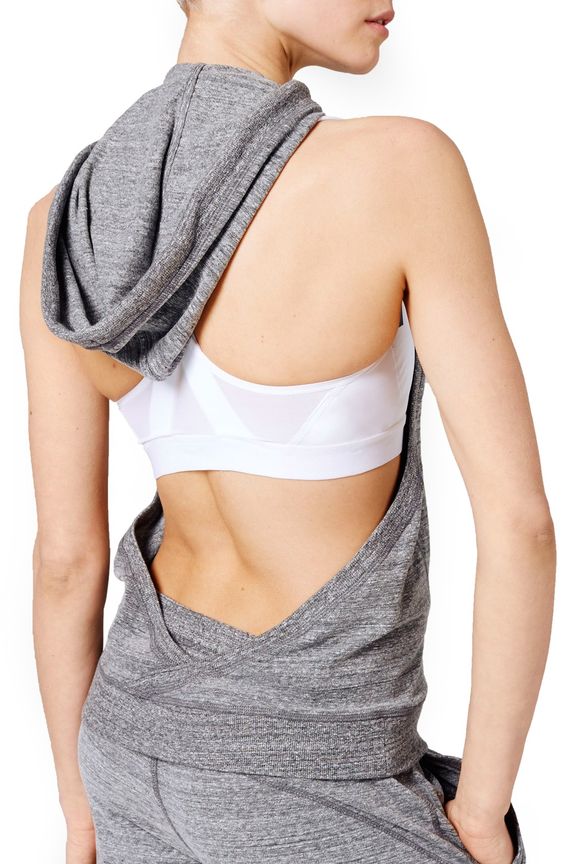 ivy park sleeveless hoodie