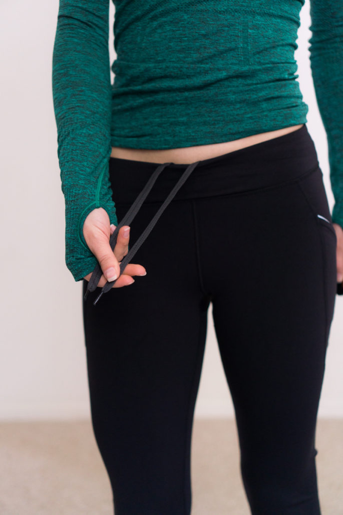 athleta winter running tights