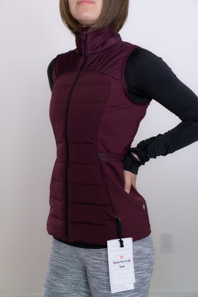 lulu down for it all vest