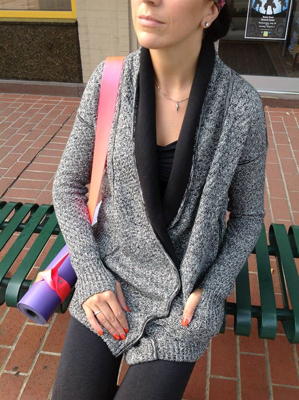 lululemon post practice cardigan