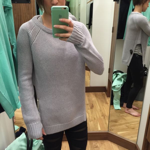lululemon gray sweater