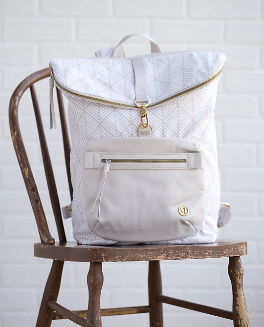 lululemon backpack white