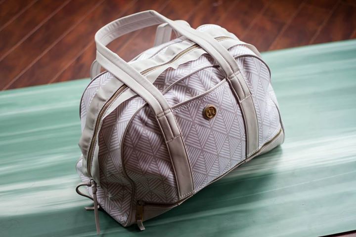 Lululemon Om For All Bag Diamond Palm White Dune Agent Athletica