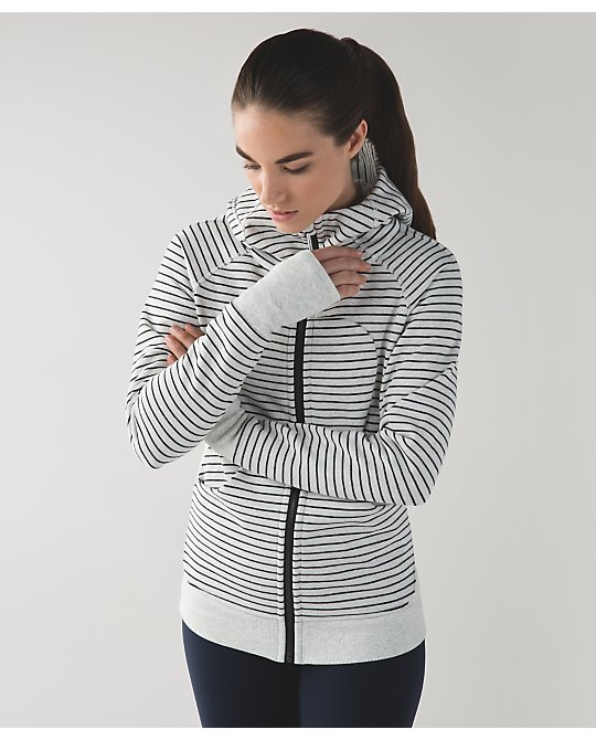 lululemon white scuba hoodie