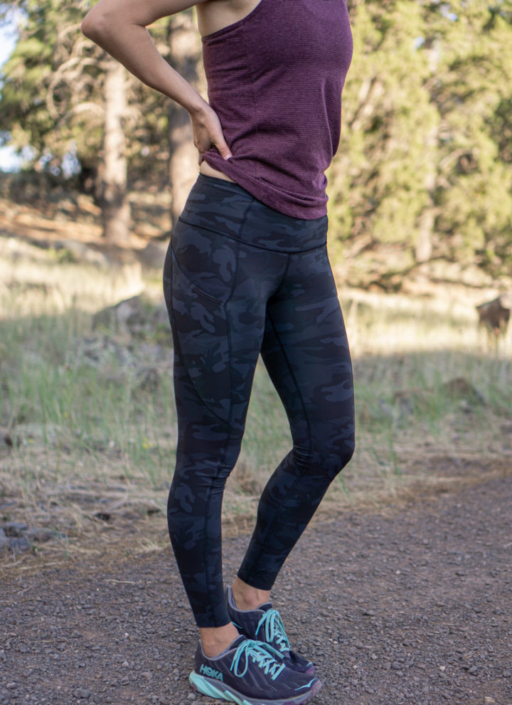 Lululemon camo fast and free tights review
