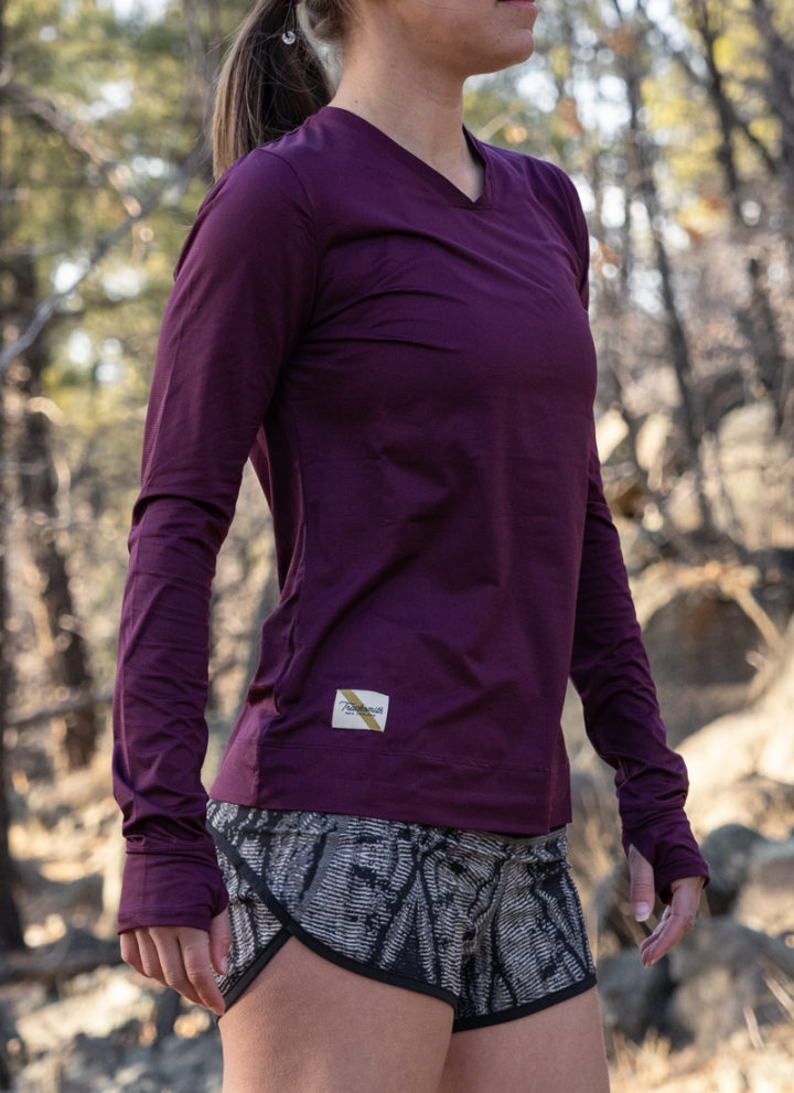 Fall running outfit idea: Tracksmith and lululemon